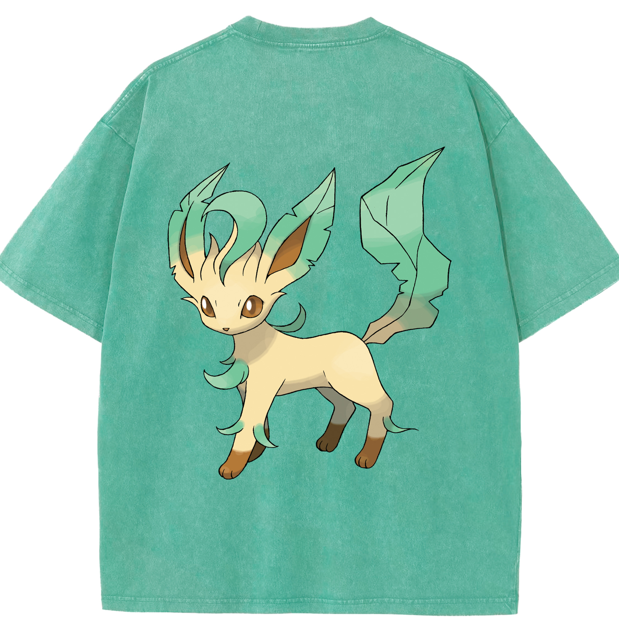 （画像用） ポケットモンスター Pokémon 綿100% ヴィンテージ風 半袖Tシャツ（背面プリント）